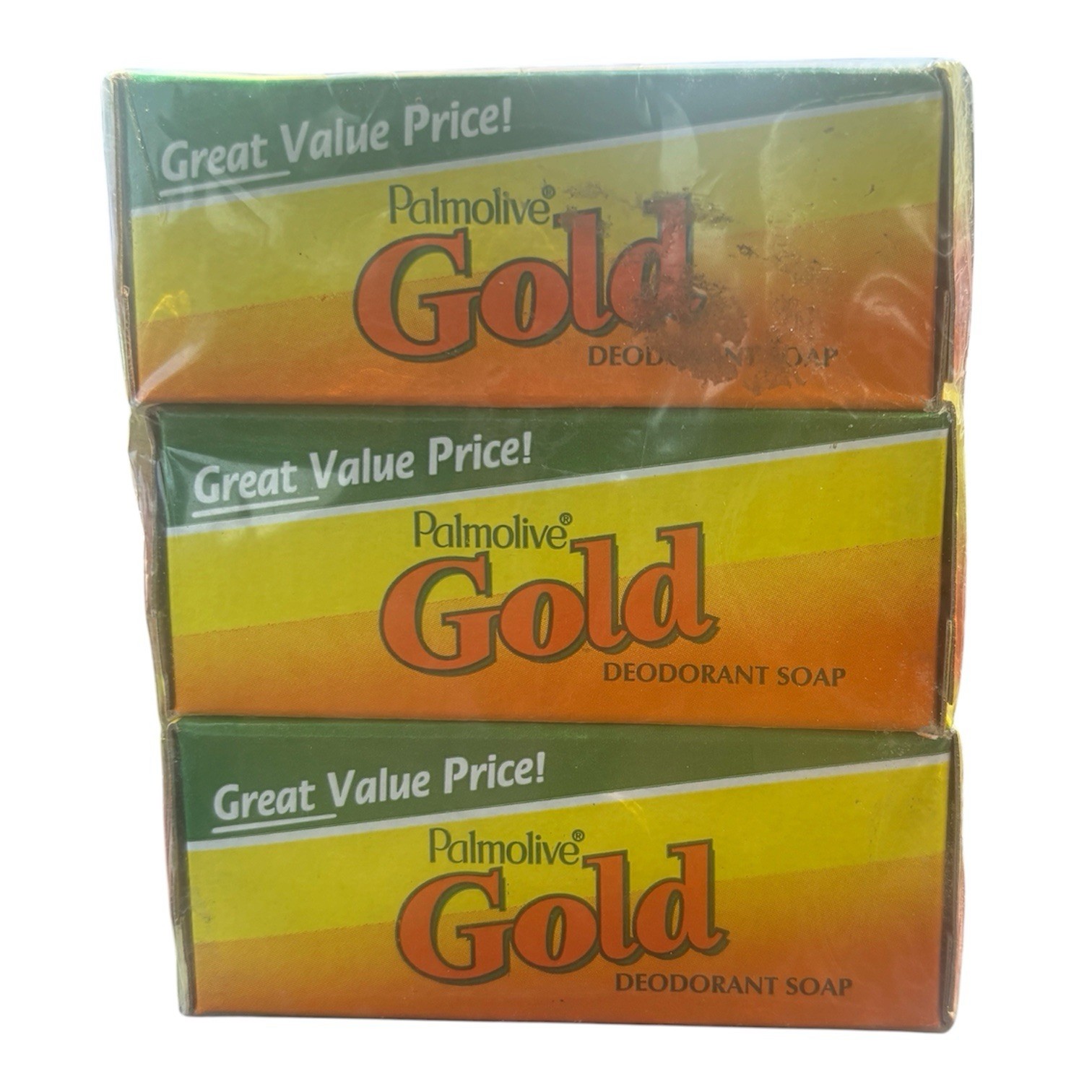 Palmolive GOLD deoderant soap 3 bars 3.2 oz NOS new sealed discontinued made USA