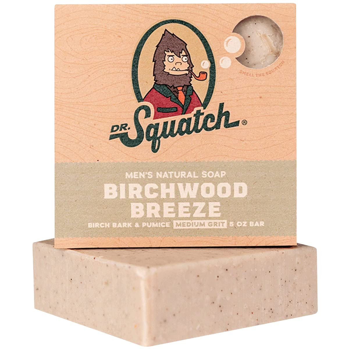 [ 5 PACK ] Dr. Squatch BIRCHWOOD BREEZE – Cold Processed Soap Made For Men
