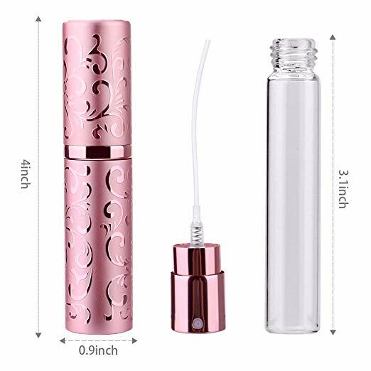 10ml Refillable Perfume Atomizer Mini Travel Spray Bottle Purse Funnel