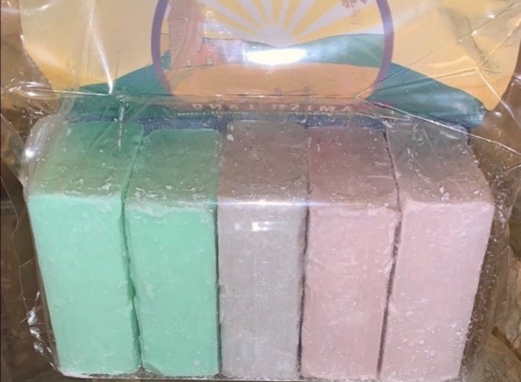 All Natural Bentonite Clay Soap Bars 5 Large Bars NATURAL Amish Farm Land