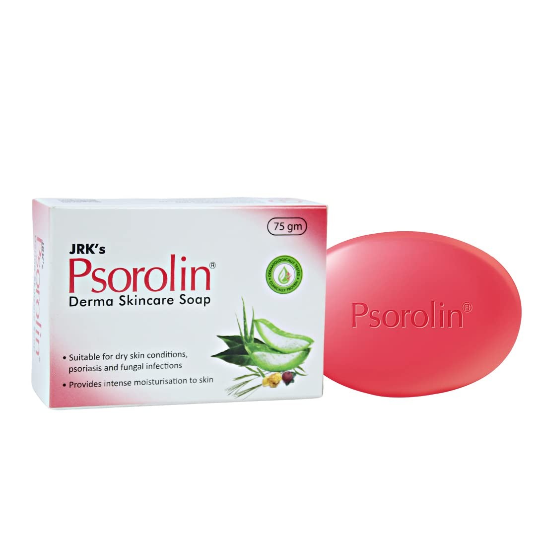Psorolin Derma Skin Care Soap 75Gm For Healthy Skin For all Types Of Skin + F/S