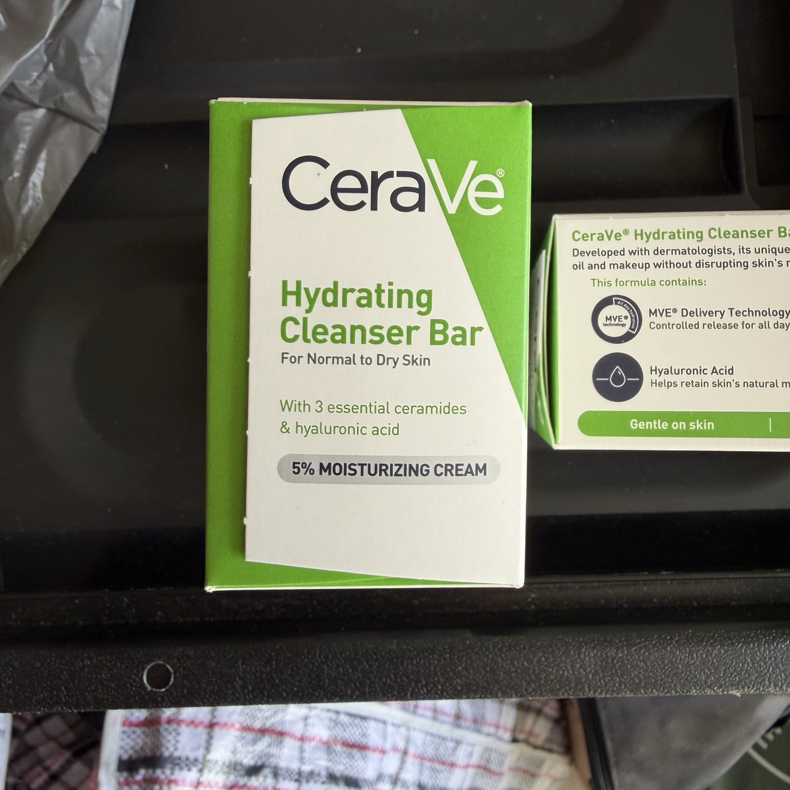 2x CeraVe Hydrating Cleanser Bar – 4.5 oz