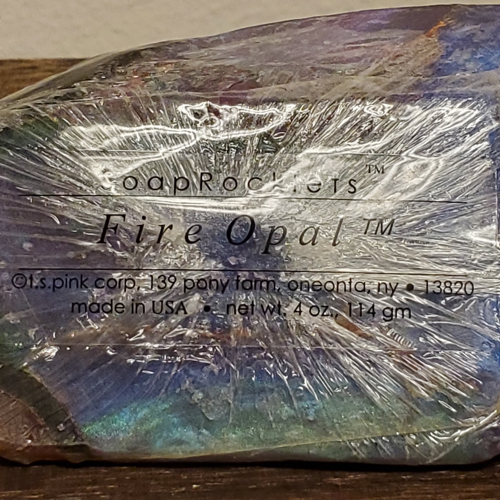 Soap Rocks SoapRocklets Fire Opal Gemstone Gem Multicolor Glycerin USA