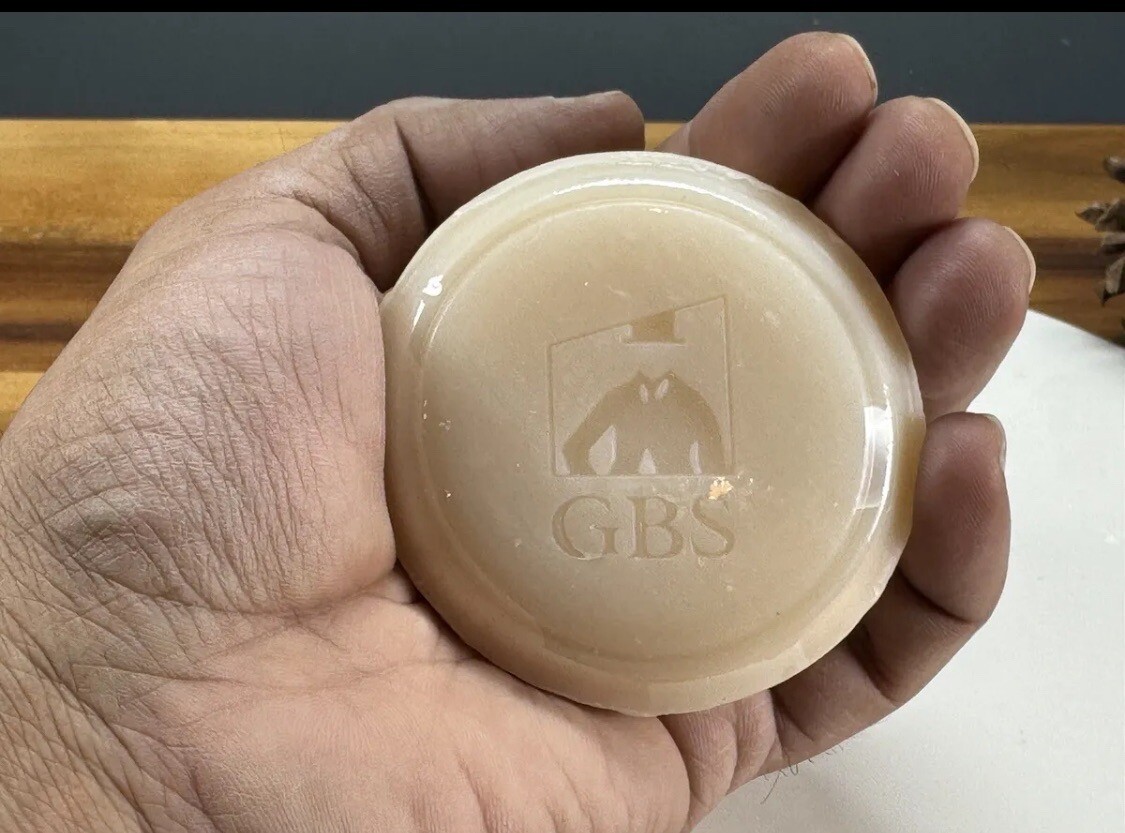 Men Bay Rum Shave Soap – Handmade, Scented Puck 80gm