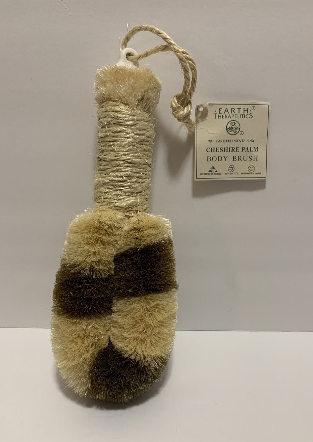 Earth Therapeutics Cheshire Palm Vegetable Body Brush Slough Dead Skin – 1 Brush