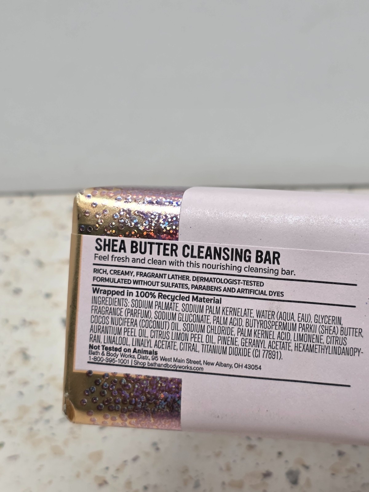 Bath & Body Works – Champagne Toast – Shea Butter Cleansing Bar 5 oz Body Soap