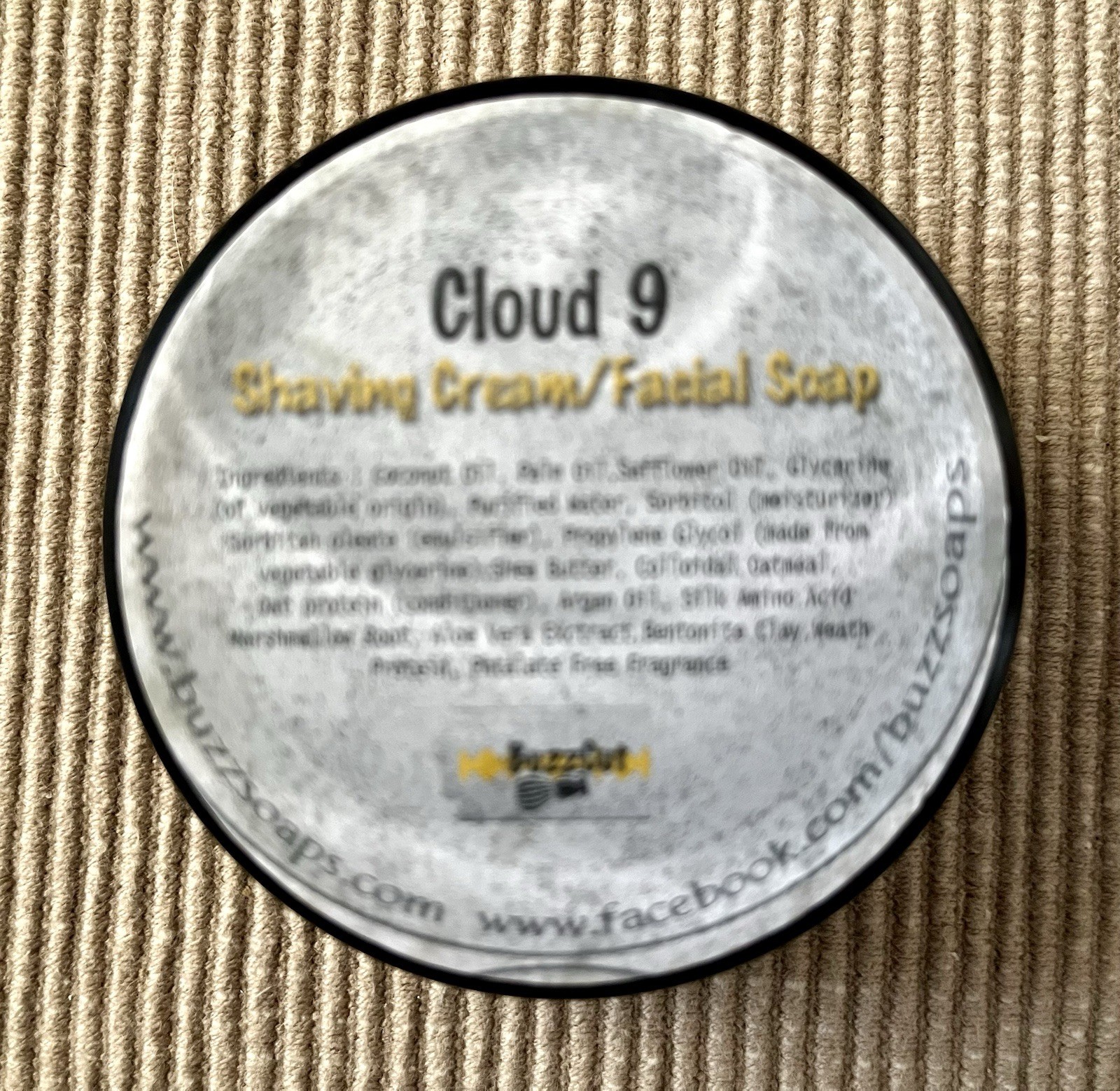 Original Handcrafted Men’s Foaming Soap, Facial Soap & Brush from Buzz Soaps USA