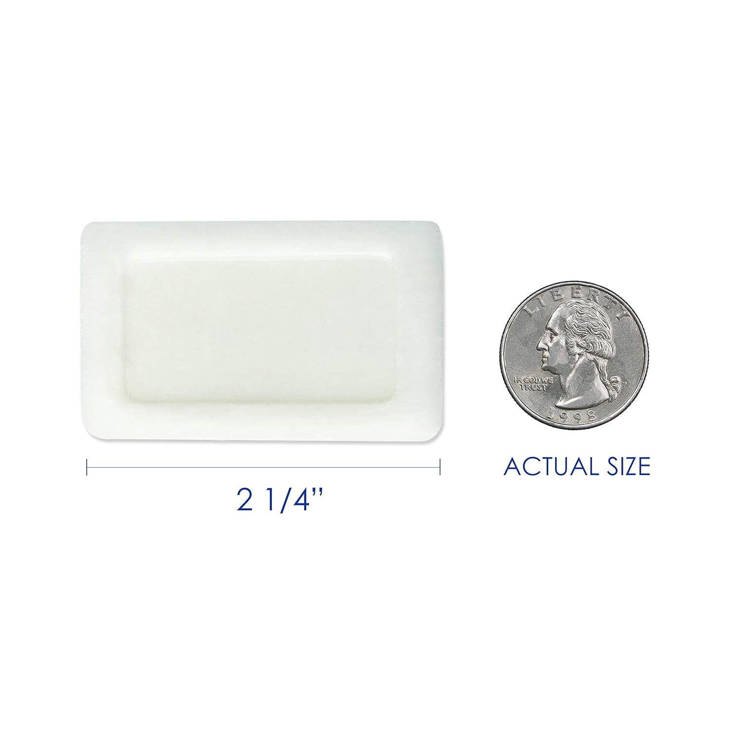 0.5oz Bar Soap 100 Pack Hotel Travel Size Individually Wrapped Vegetable
