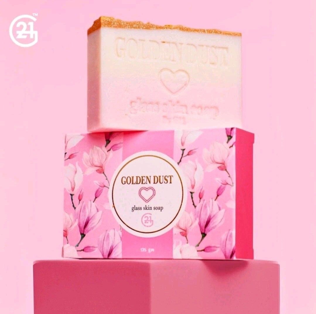 G21 Golden Dust Glass Skin Soap 135g ,1pc