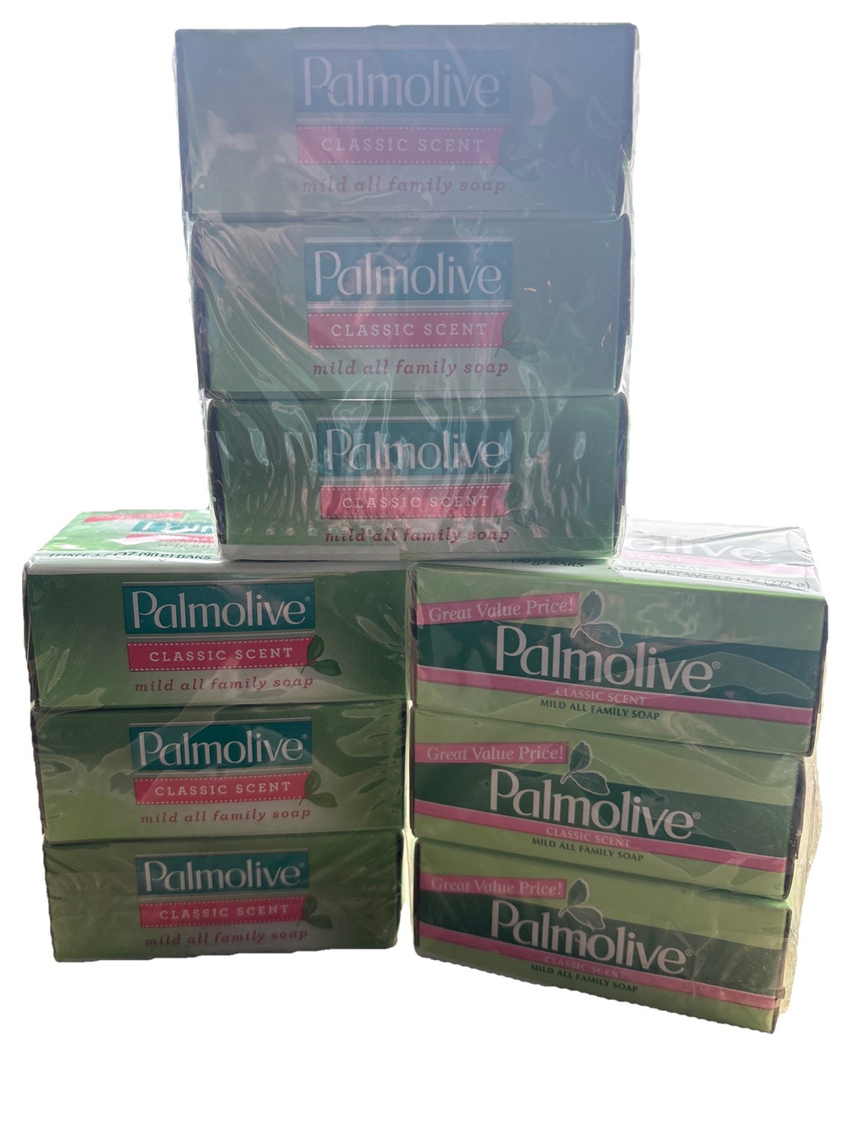 LOT OF 9 Palmolive Mild Soap Classic Scent 3.2oz each Bars of Soap New In Wrap