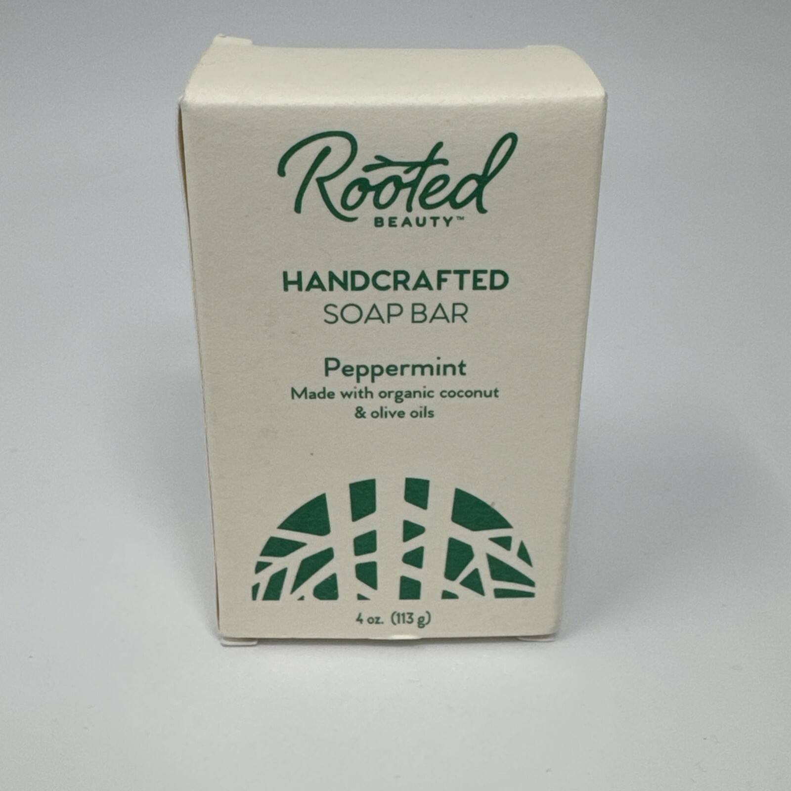 Rooted Beauty Handcrafted Soap Bar Peppermint 4 oz