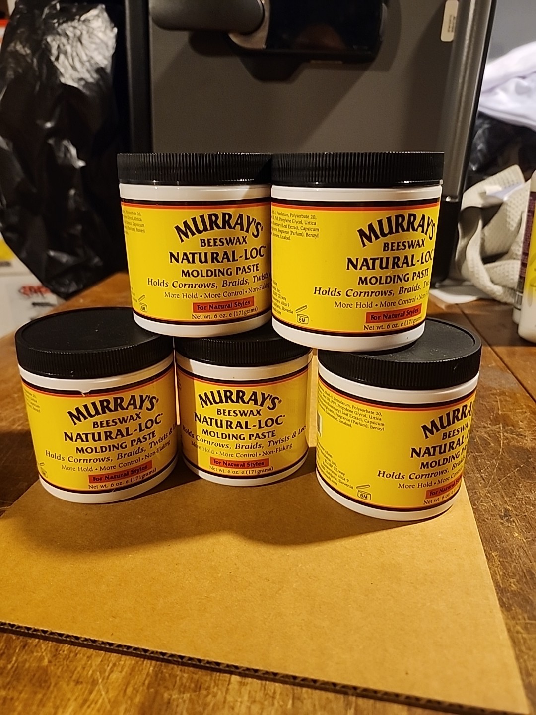 5 Beeswax Natural-Loc For Natural Styles Molding Paste Jar Net Weight 6 Ounce