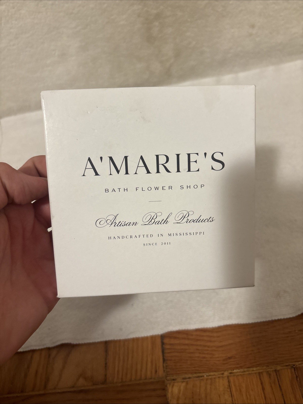 A’MARIE’S Bath Flower Shop Soap Cherry Blossom & Violet Petals Artisan NEW