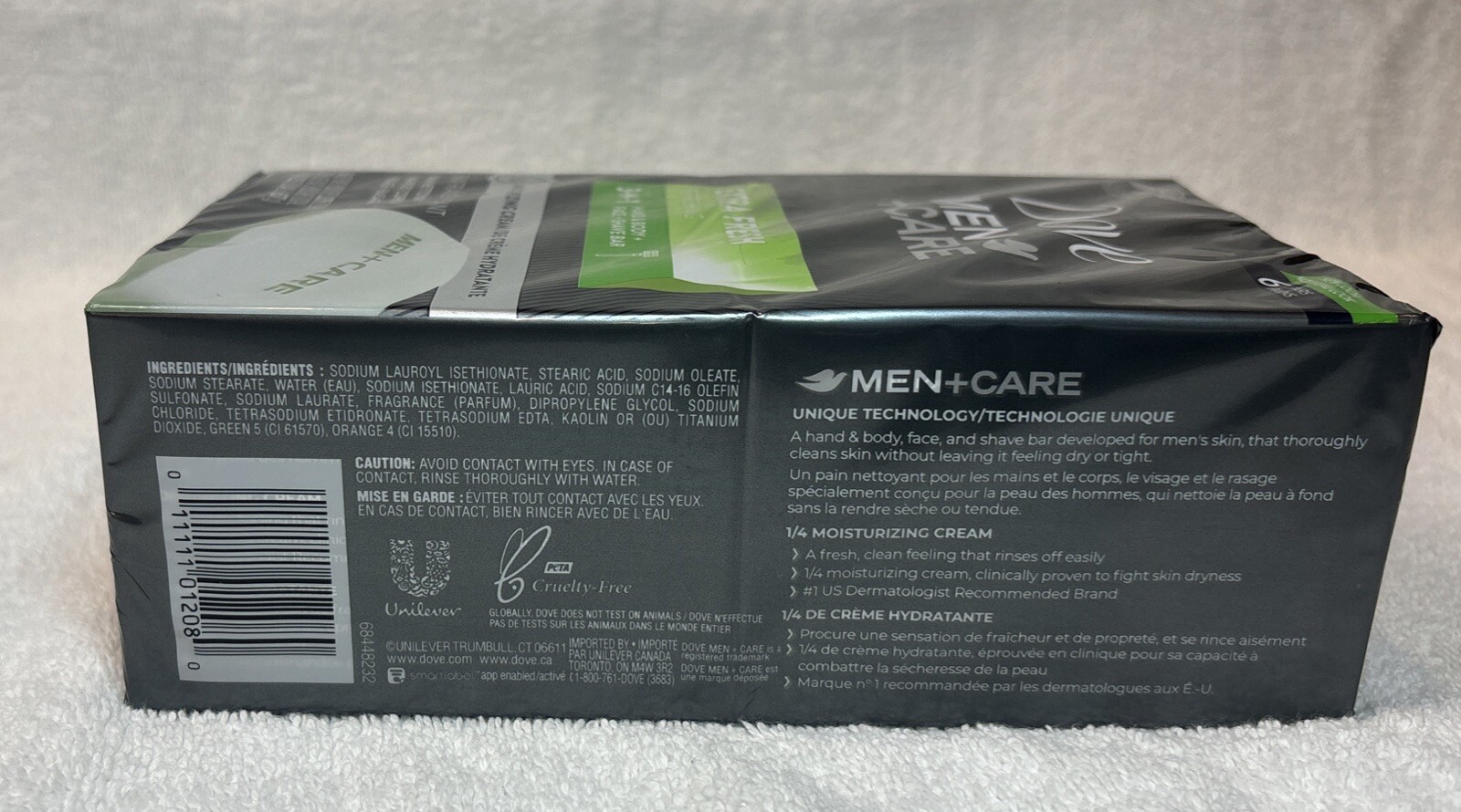 Men+Care Extra Fresh Hand & Body + Face + Shave Bar 3.75 oz Each 6 Bars Total