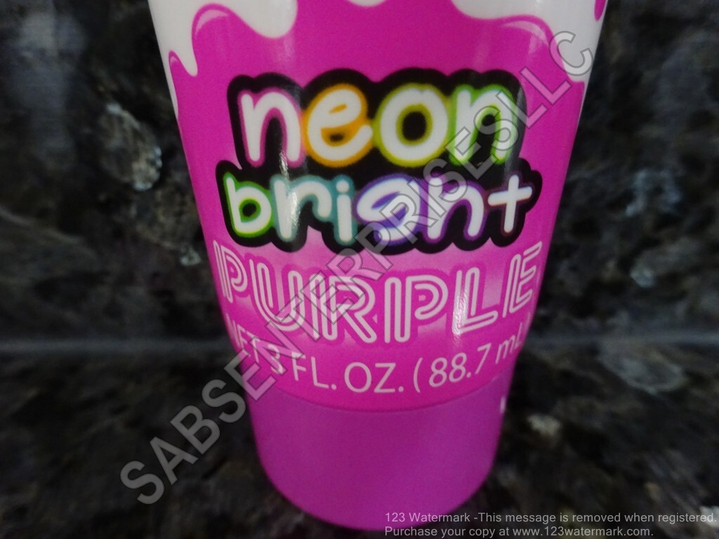 12 Crayola Kids Bathtub Finger Paint Soap Neon Bright 7 Purple & 5 Pink 3 FL oz.