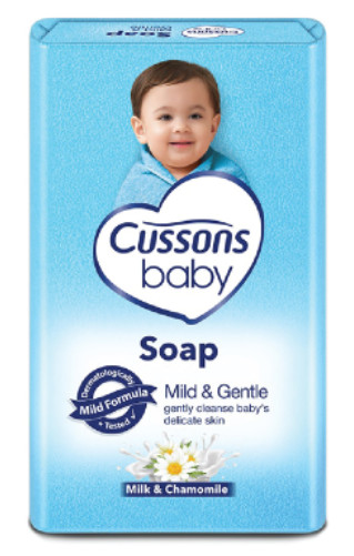 Original Cussons Baby Care Shower Bath Bar Soap 60gr x 6 Bar Halal Indonesia