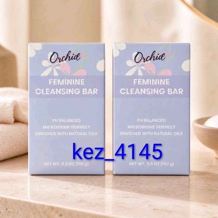 Orchid Feminine Cleansing Bar pH Balanced, Microbiome Friendly, 3.5 oz