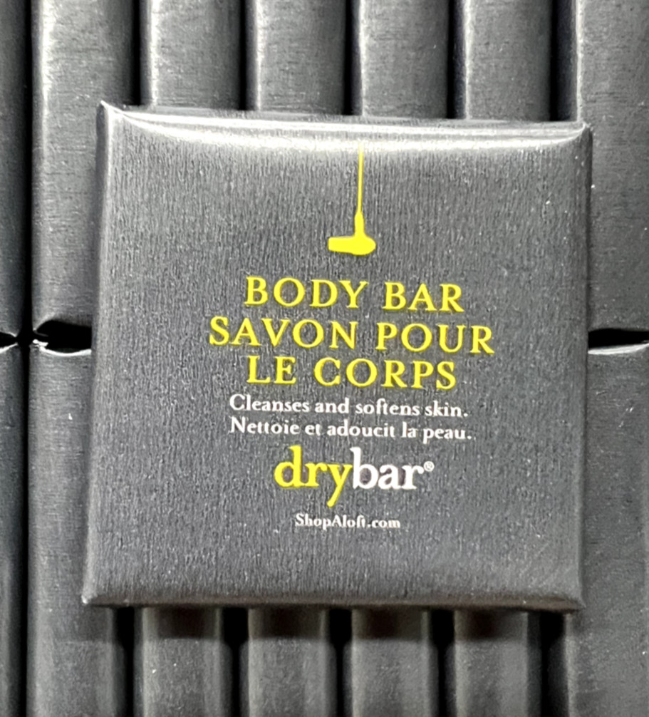Lot of 25 Drybar Soap Replenishing Body Bar Aloft Hotels 1.05oz Bars Travel Size