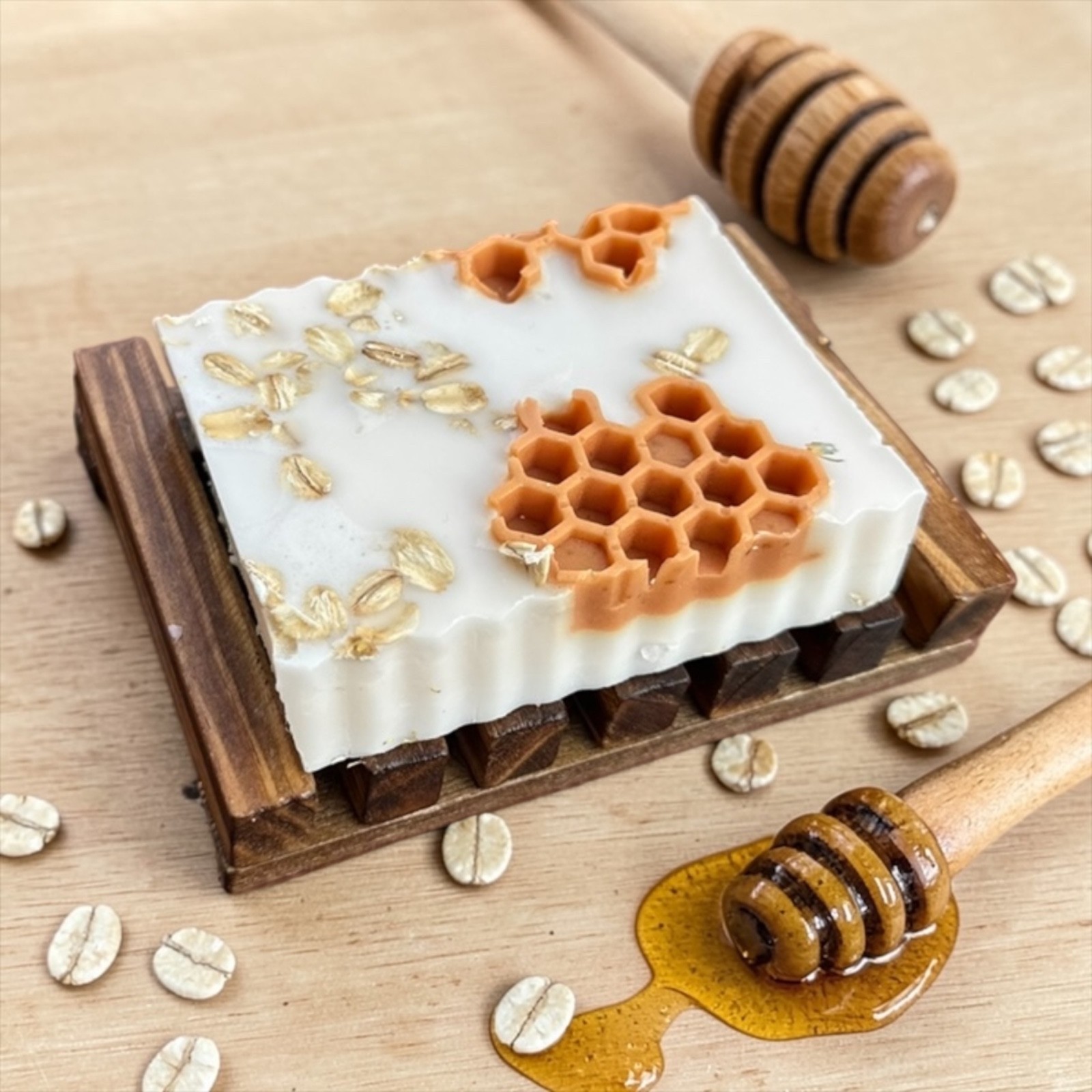 25 Pack Oatmeal Honey Goat Milk Soap – Wholesale Handmade Soap Bars