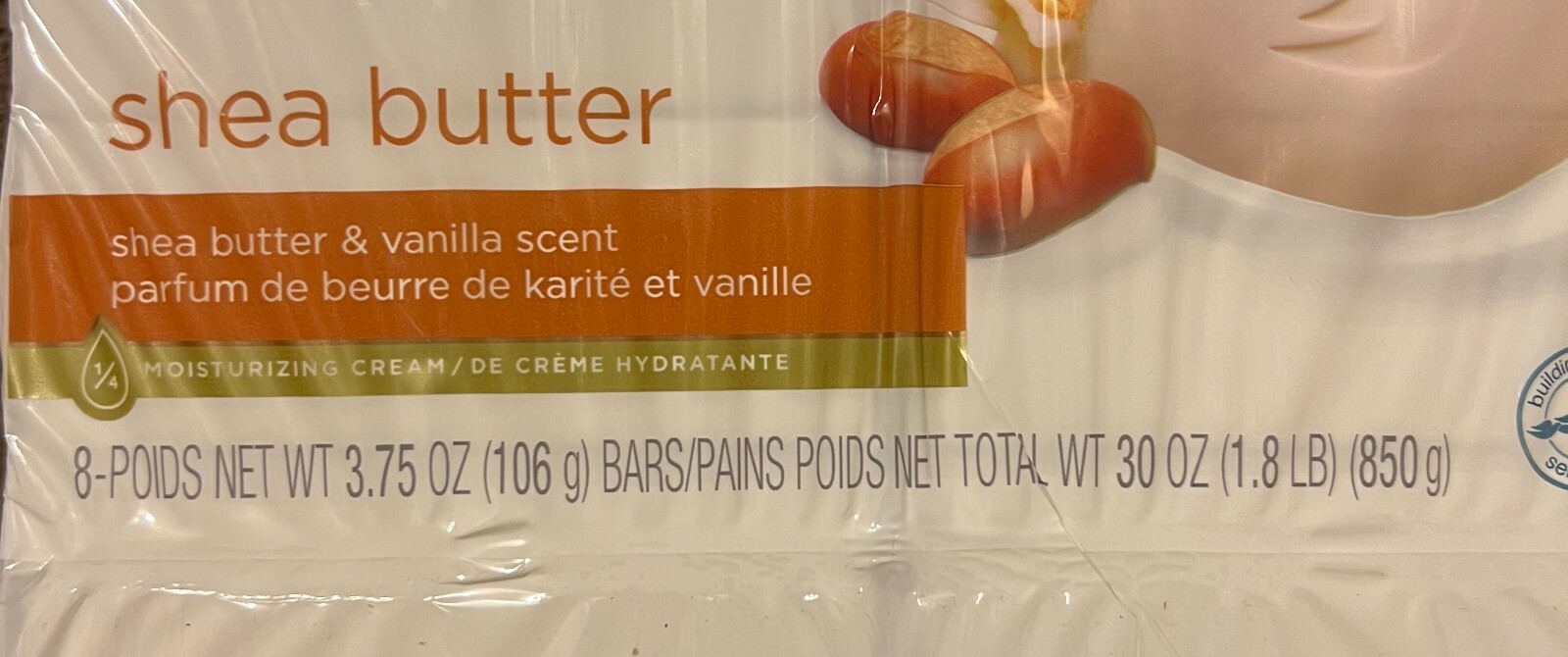 16 Count Dove Beauty Bar Soap – Shea Butter & Vanilla – 3.75 OZ Per Bar