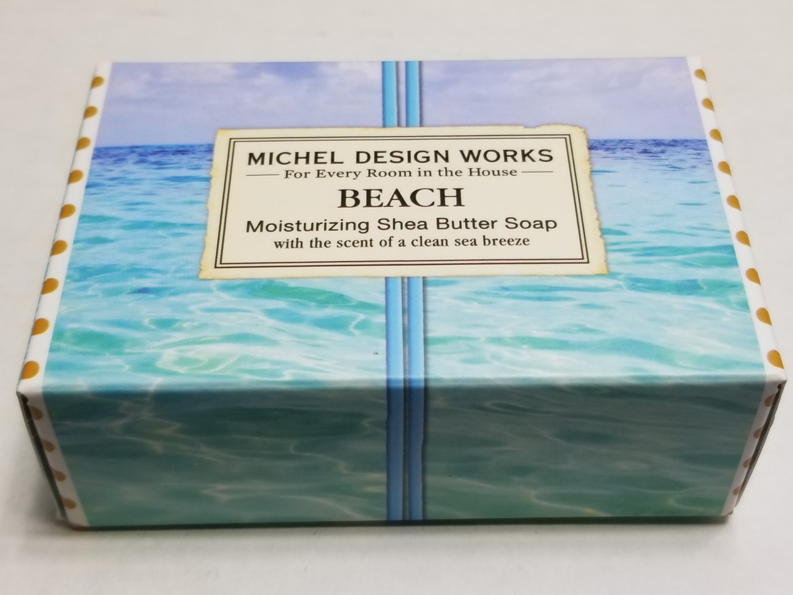 Michel Design Works BEACH Moisturizing Shea Butter Soap Bar Scent Sea Breeze New