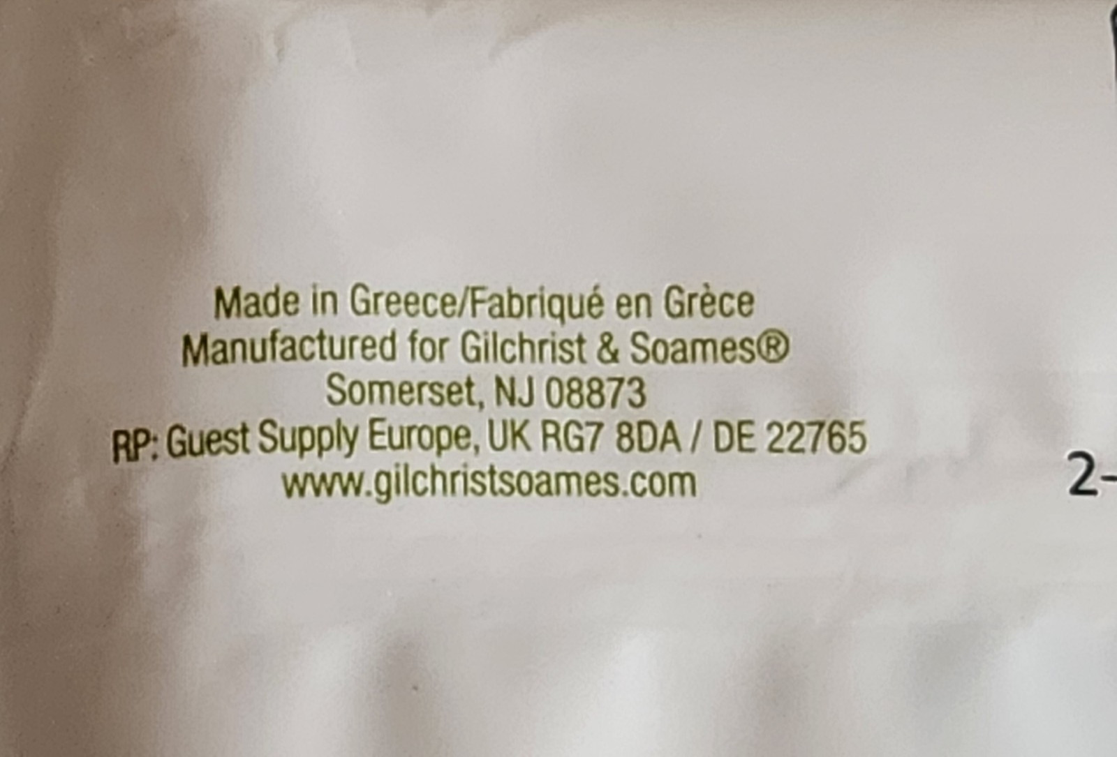 30X Gilchrist & Soames Earth Tempo Travel 1oz Cleansing Soap- Made in Greece!