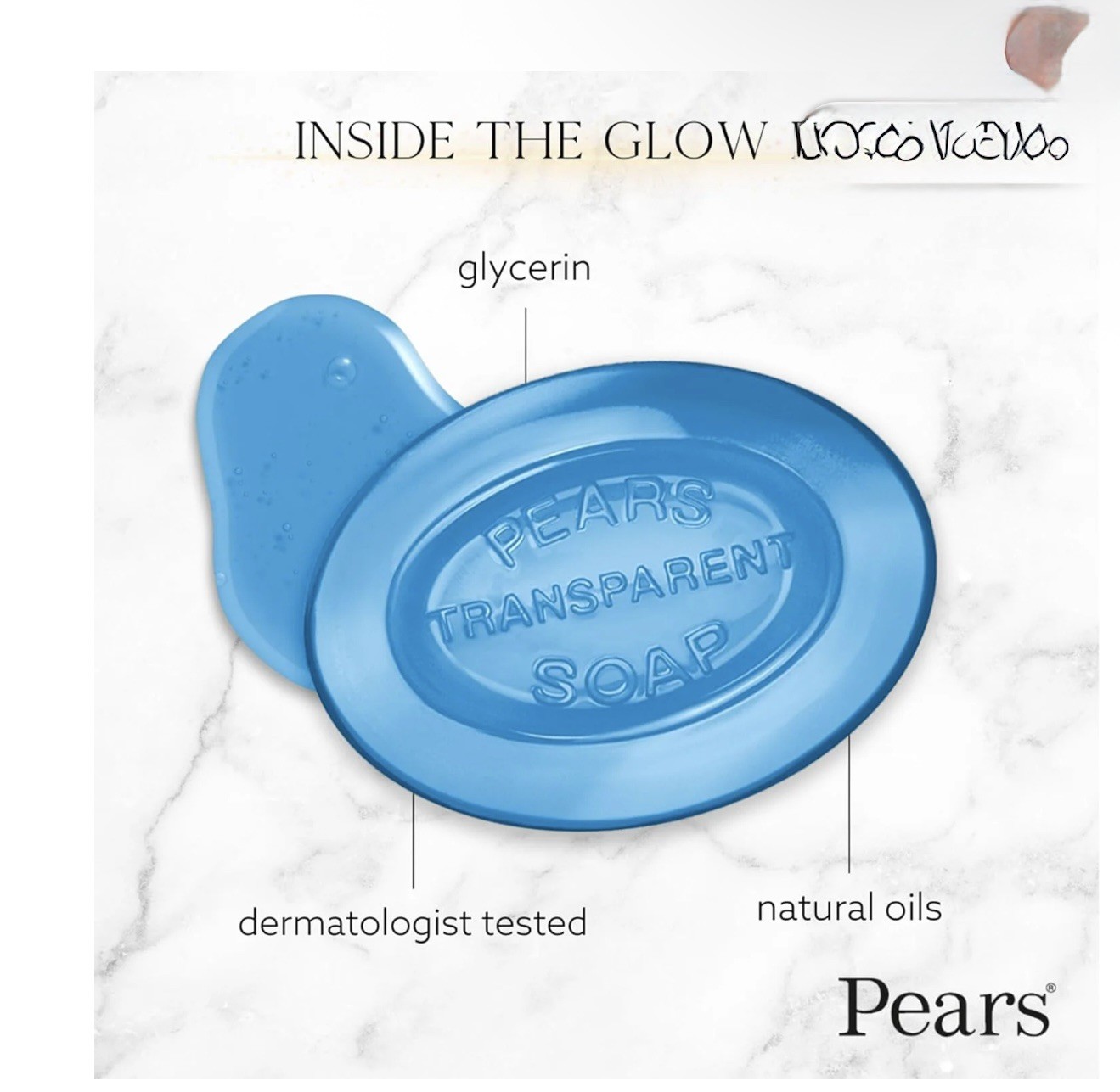 LOT OF 12 PEARS BAR SOAP WITH MINT EXTRACT- Germ Shield 125 gr-4.4oz