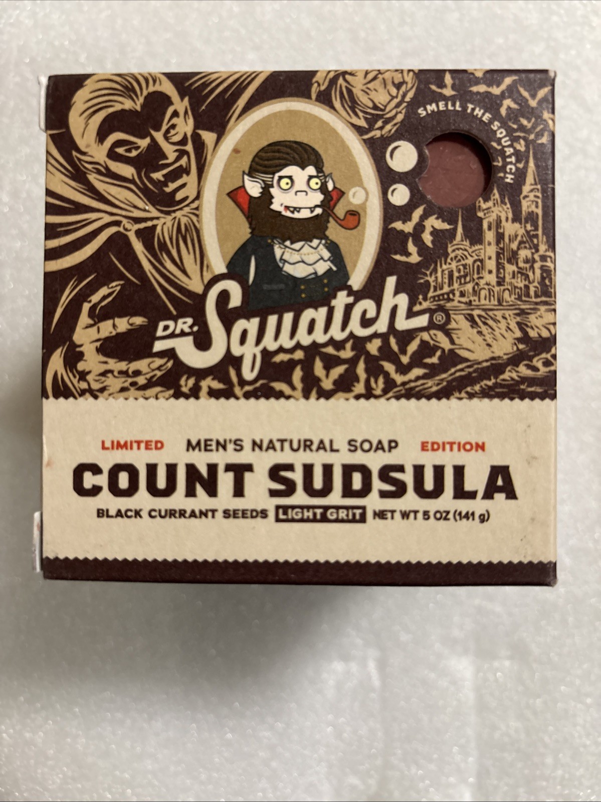 Count Sudsula Halloween Light Grit Dr Squatch Limited Edition Soap 5 Oz Bar Bric