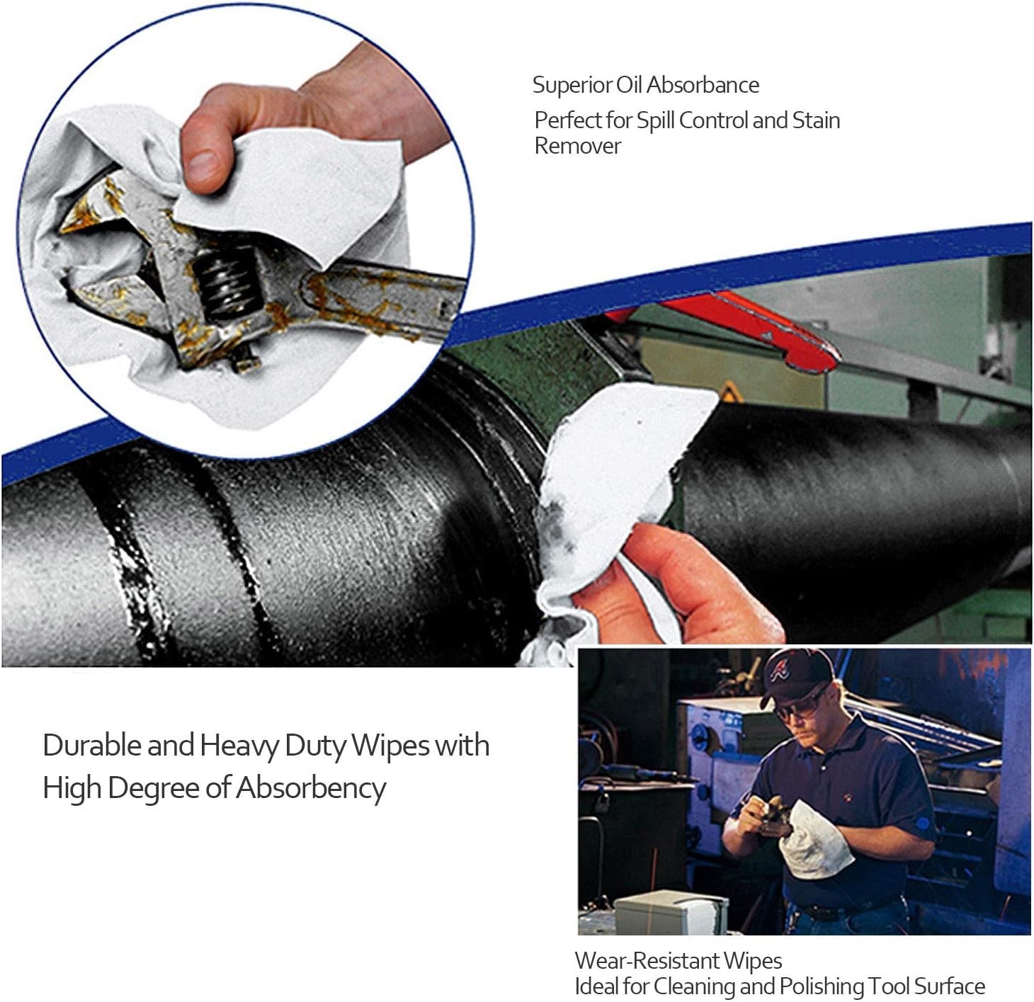 Lint Free Wipes Cleanroom Wipes Nonwoven Auto Paint Prep Cellulose/Polyester …