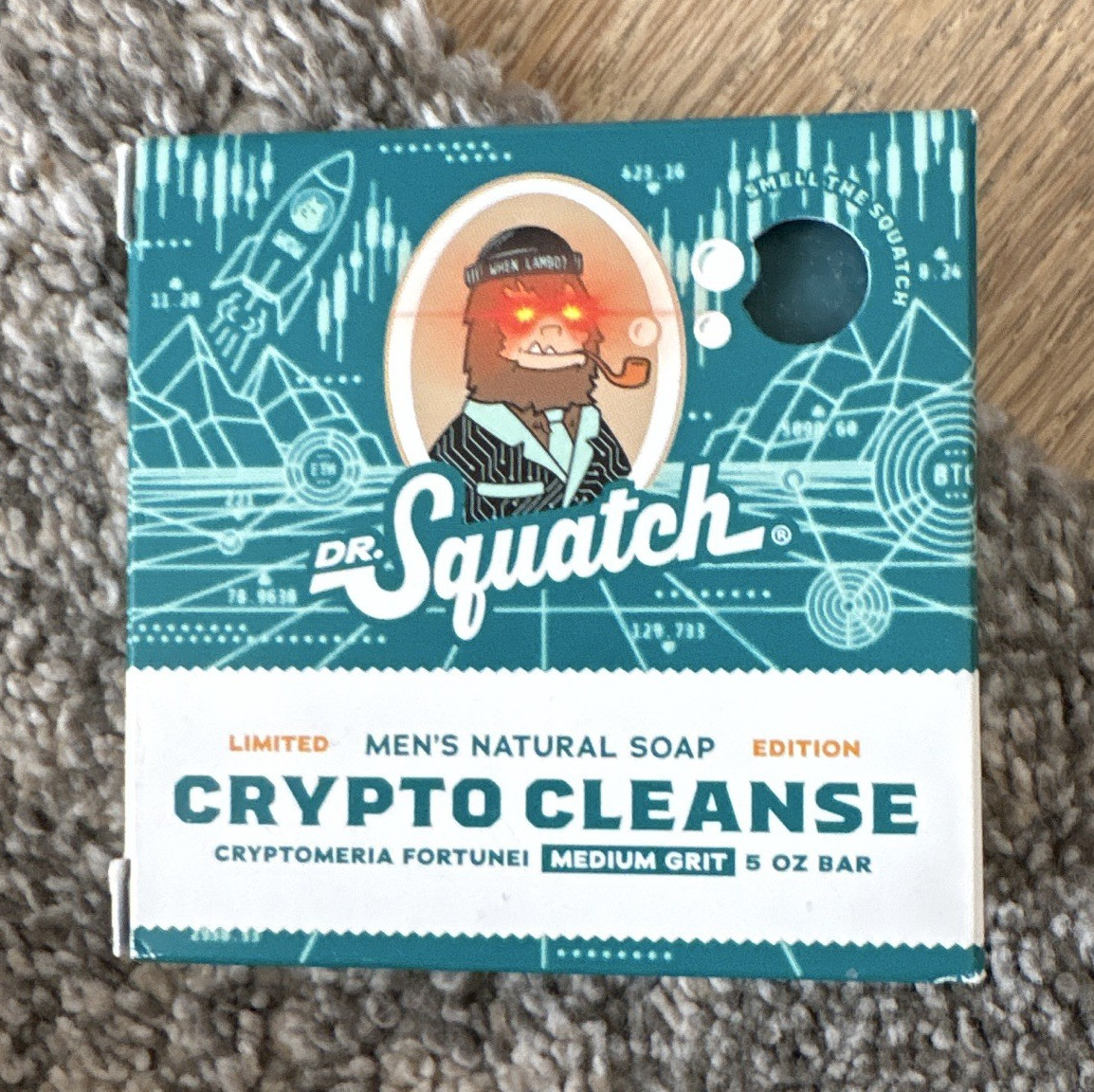 Dr. Squatch Limited Edition Crypto Cleanse Natural Bar Soap 5 oz