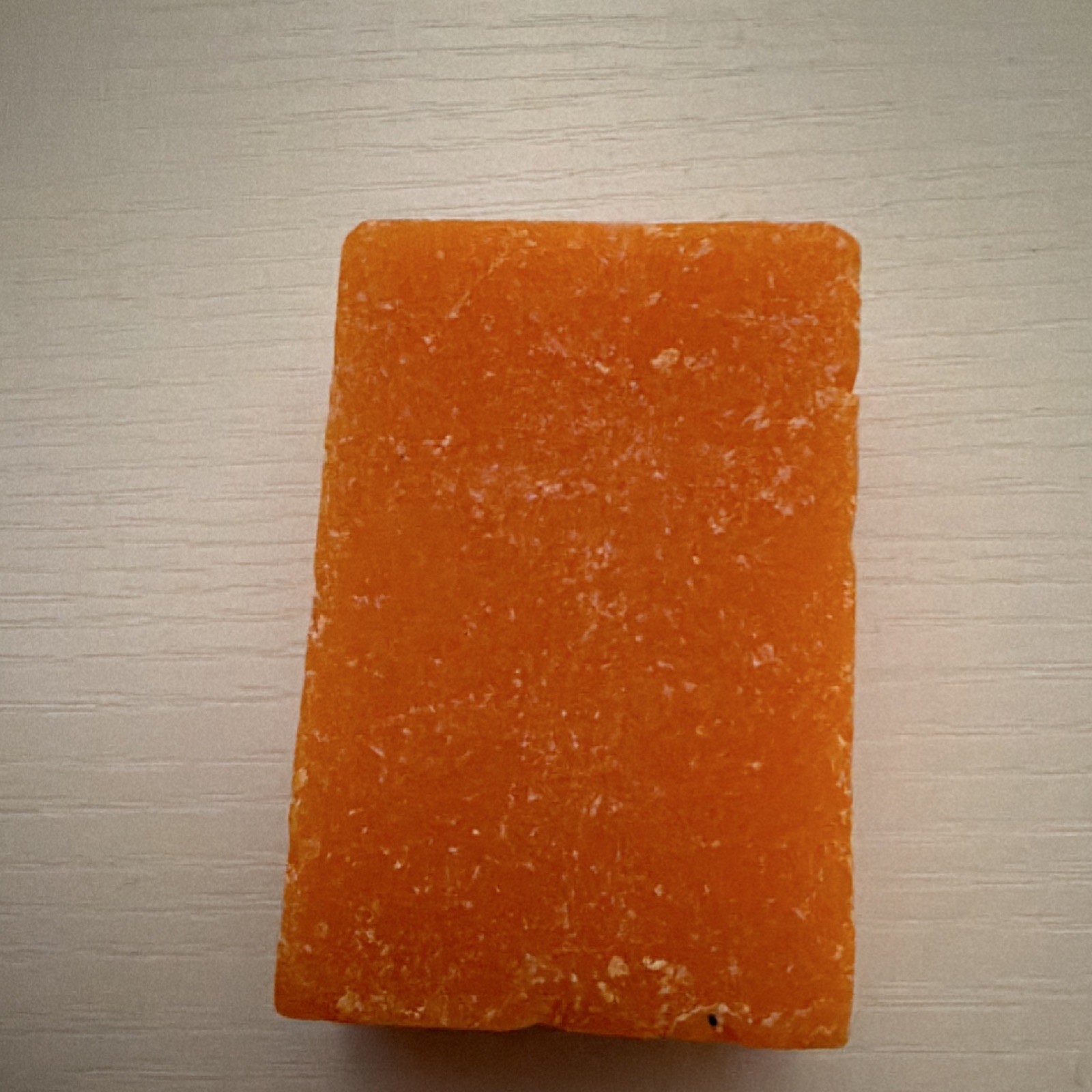 Orange Rectangular Body Bar Soap for Body, Hands, Face – Unisex Kids, Women, Men
