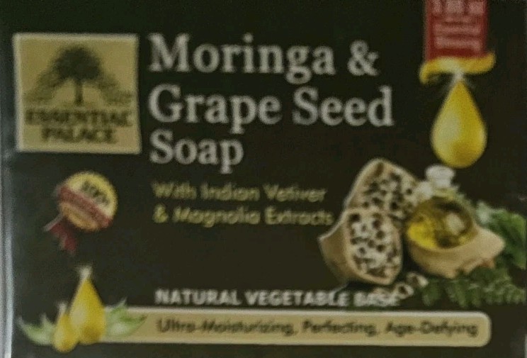 Moringa & Grape Seed Soap – 3.8 oz. – African Soaps 3 Count Essential palace