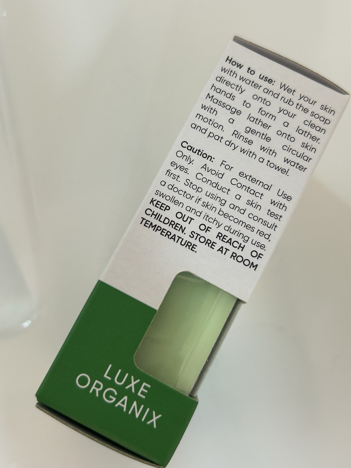 Luxe Organix Aloe Vera Vitamin C Glutathione Soap Bar Moisturizing Brightening