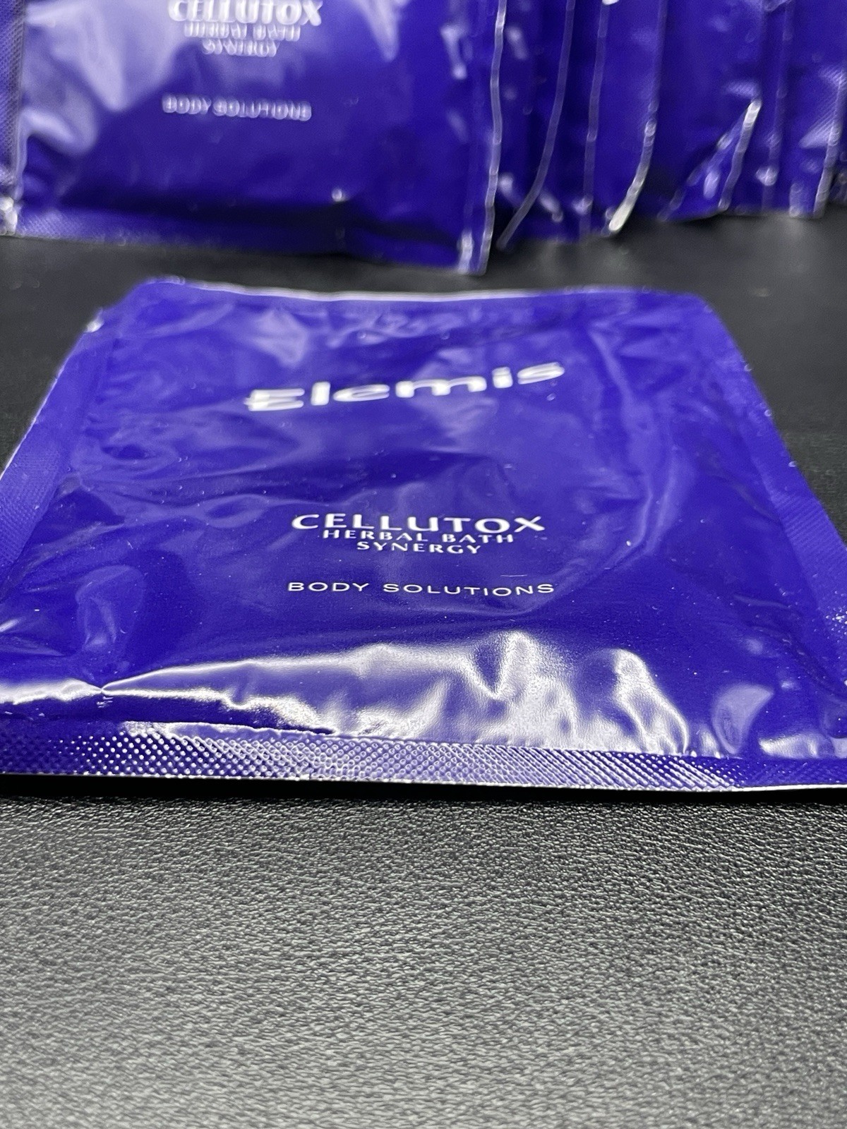 4 Packets ELEMIS Cellutox Herbal Bath Synergy | 1.1oz / 30g each No Box