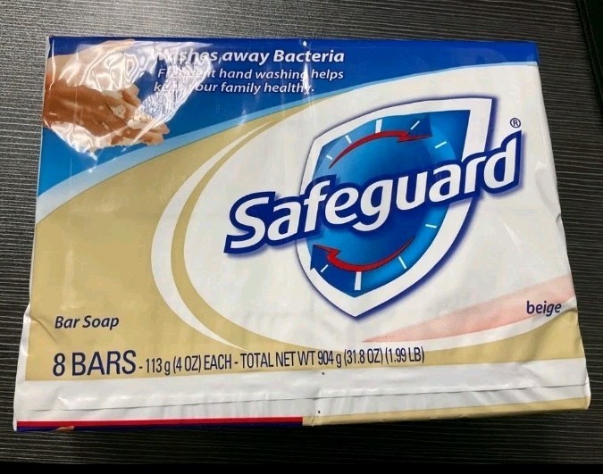Lot: 2 8packs Safe-Guard Antibacterial Soap, 4oz Bar beige color Anti-bacterial