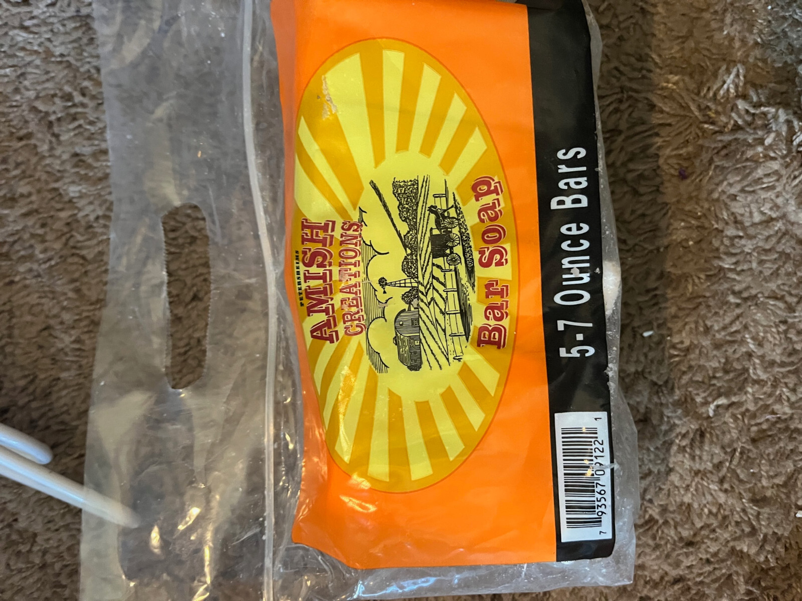 BRAND NEW PETERSHEIMS AMISH BAR SOAP 5-7 OZ BARS GREAT FOR SHAVING & BODY & HAIR