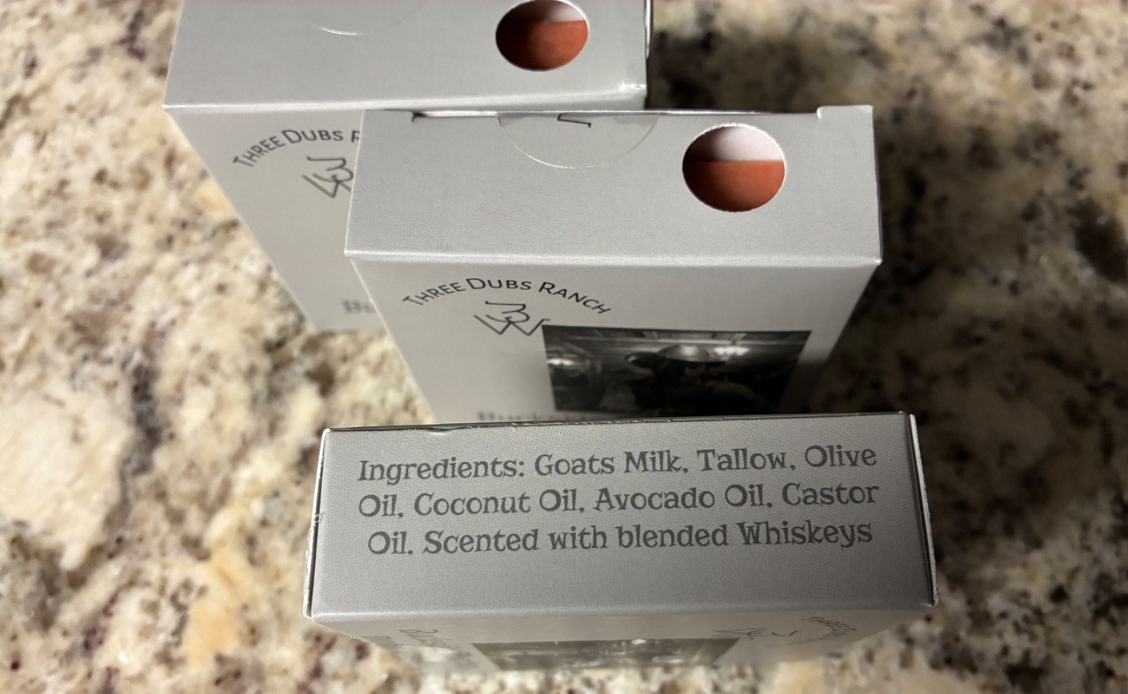 Buckskin Bourbon: Handmade All-Natural, Goat Milk Soap, 3.5 oz Bar – 3 Pack