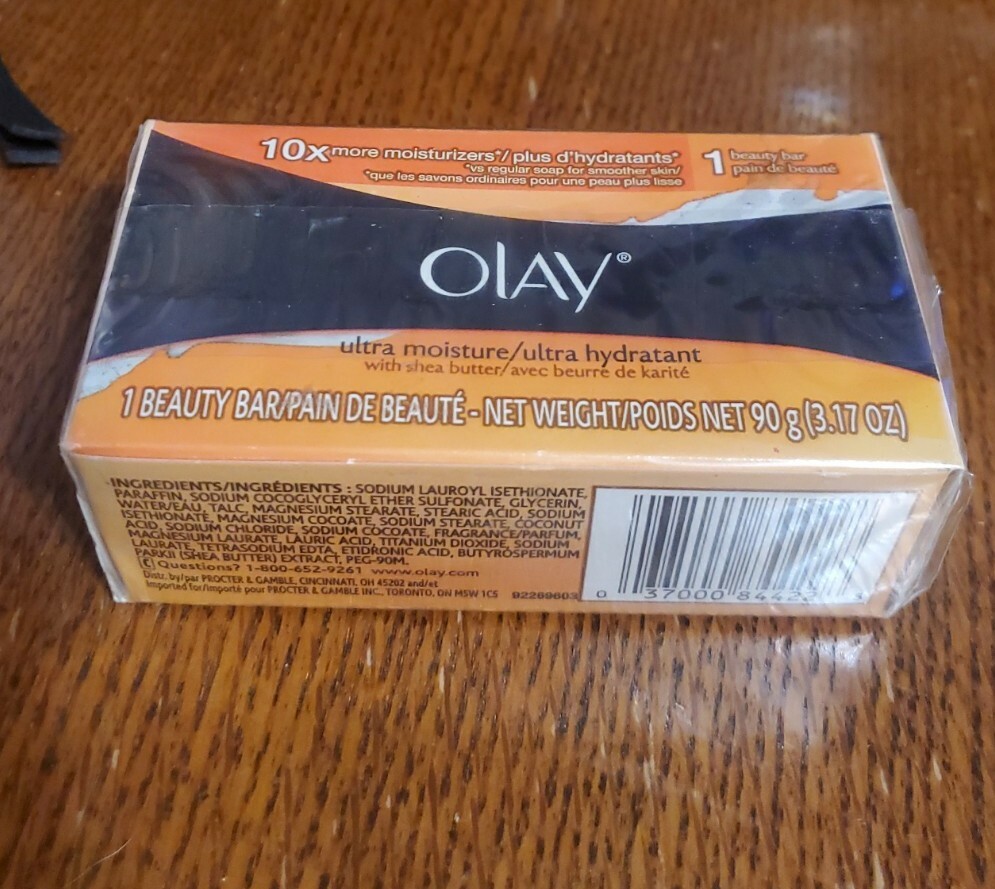 Olay Ultra Moisture Bar Soap Shea Butter 3.17oz 90g Healthy Soft Smooth Skin