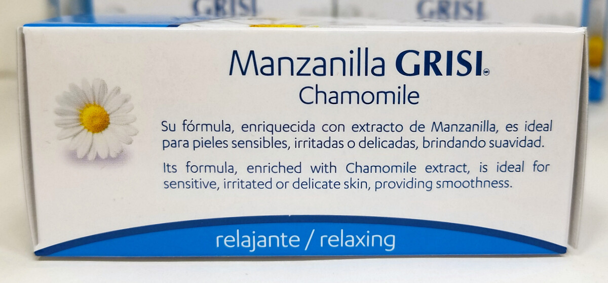 CHAMOLILE RELAXING SOAP Scented 3.5oz Face Hand Jabon Relajante Manzanilla 1Bar