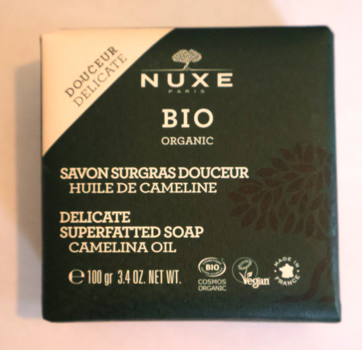 BRAND NEW 3.4OZ Nuxe Bio Organic Delicate Superfatted Soap 100gr