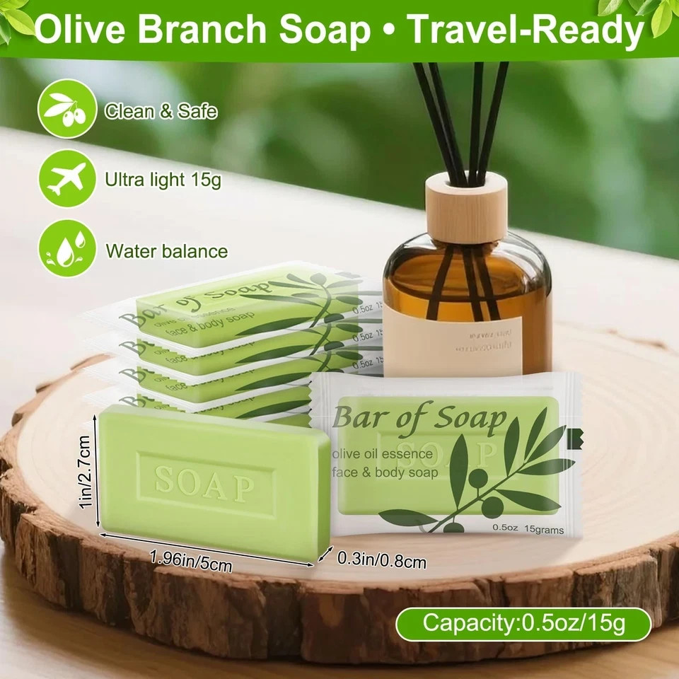 Bulk Bar Soap Travel Mini Soap Bars Bulk 0.5 oz,Guest Soaps Small for Bathroo…