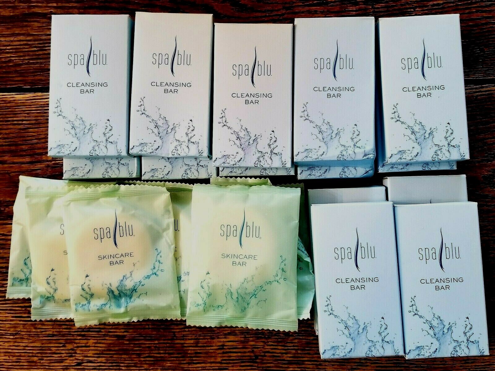 Lot Of 22 Soaps Spa Blu Gilchrist & Soames 1.25 & 0.5 Oz Cleansing Bars NIP