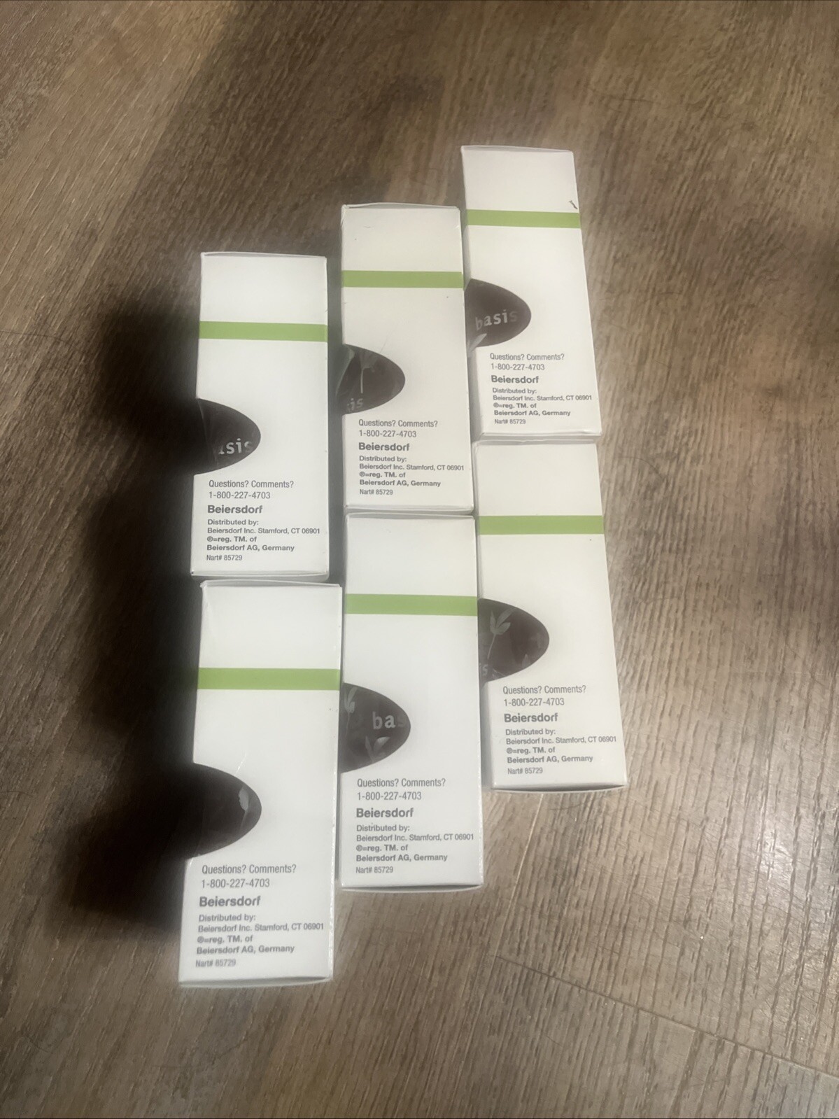6 Bars Basis Vitamin Bar Soap Cleans & Softens 4oz EA Plant-Based Vits C/E/B5