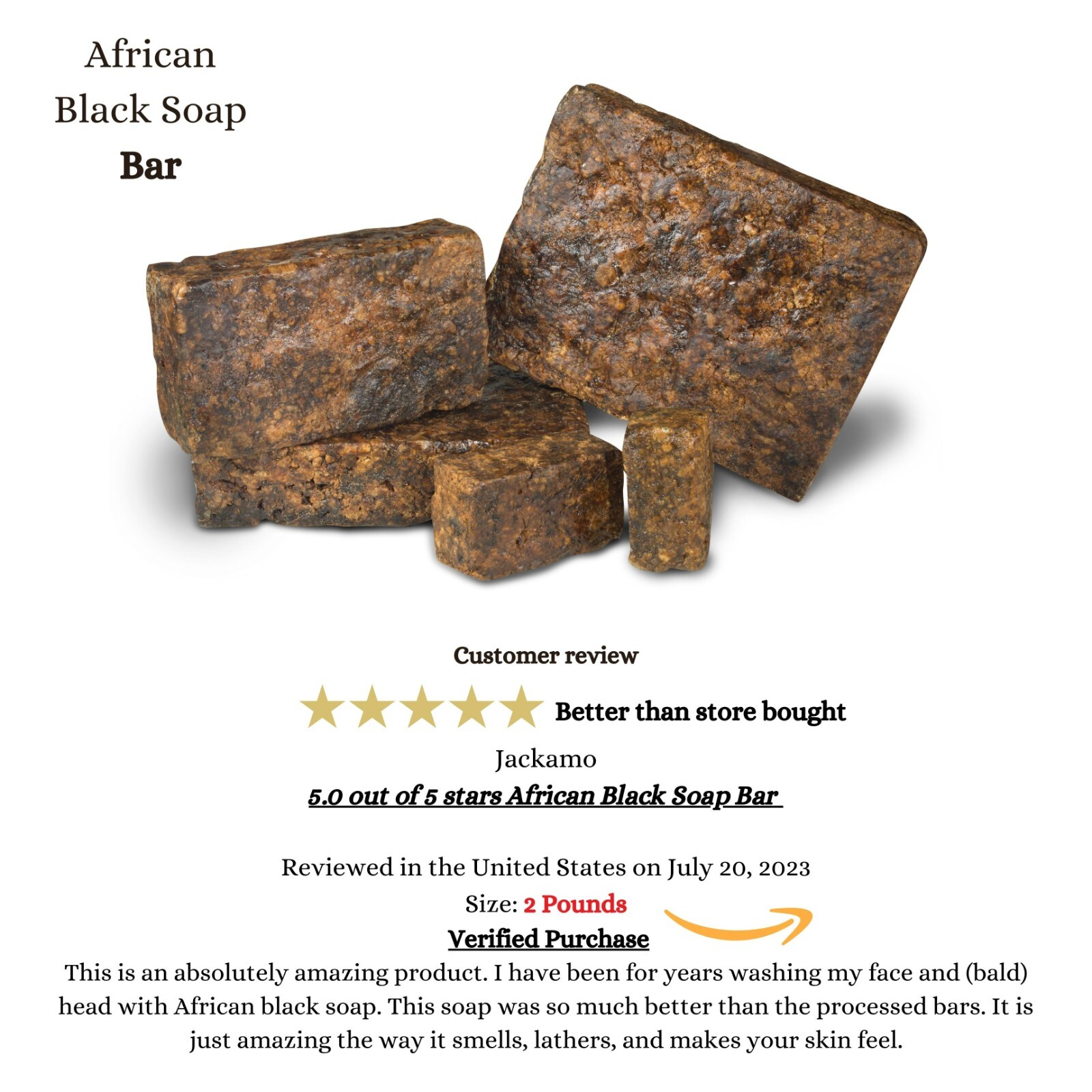 Raw African Black Soap Wholesale 100% Pure Organic Unrefined Natural Soap Bar