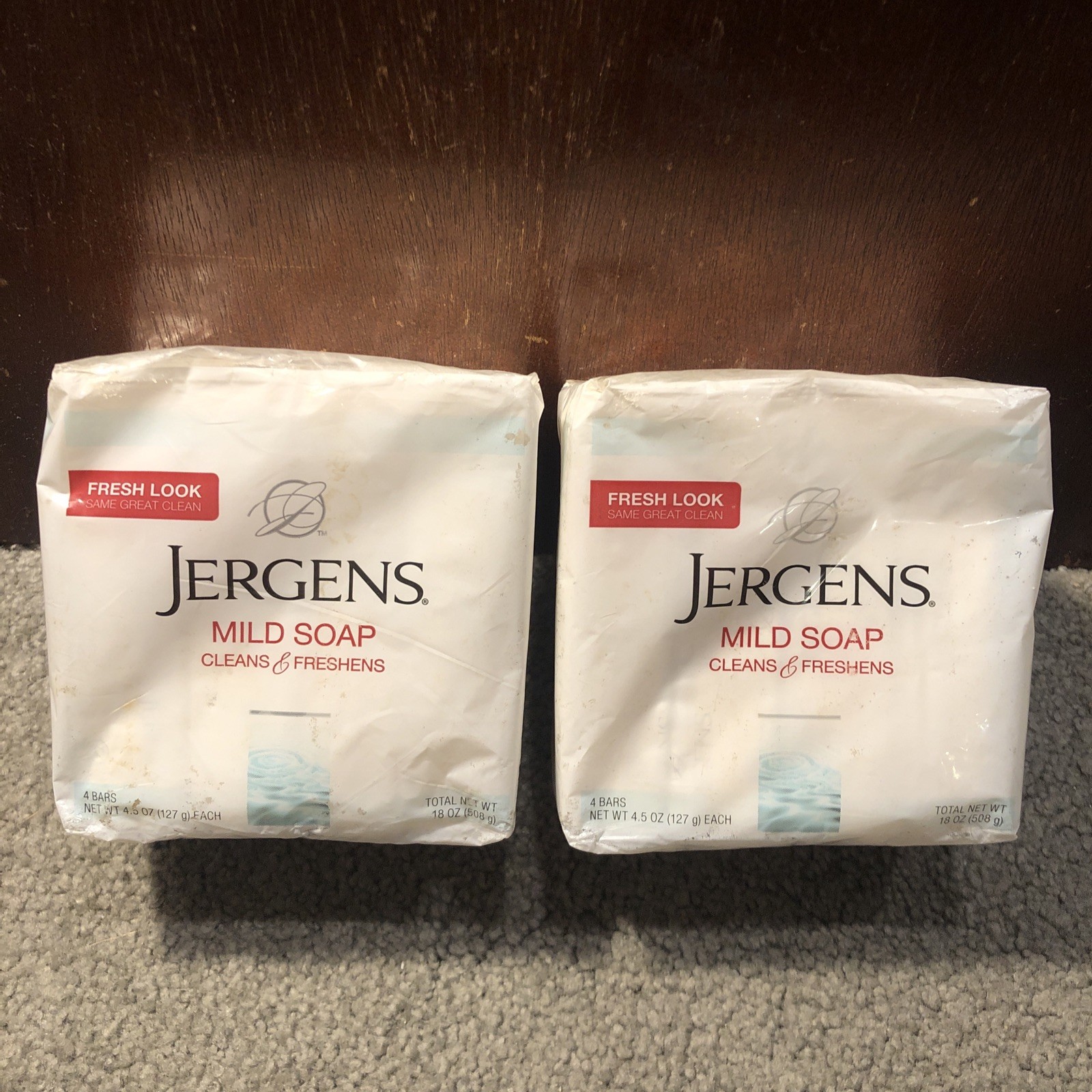 READ – X2 Jergens Mild Soap, Cleans & Freshens, 4 Bars- 4.5oz Each (18oz Total)