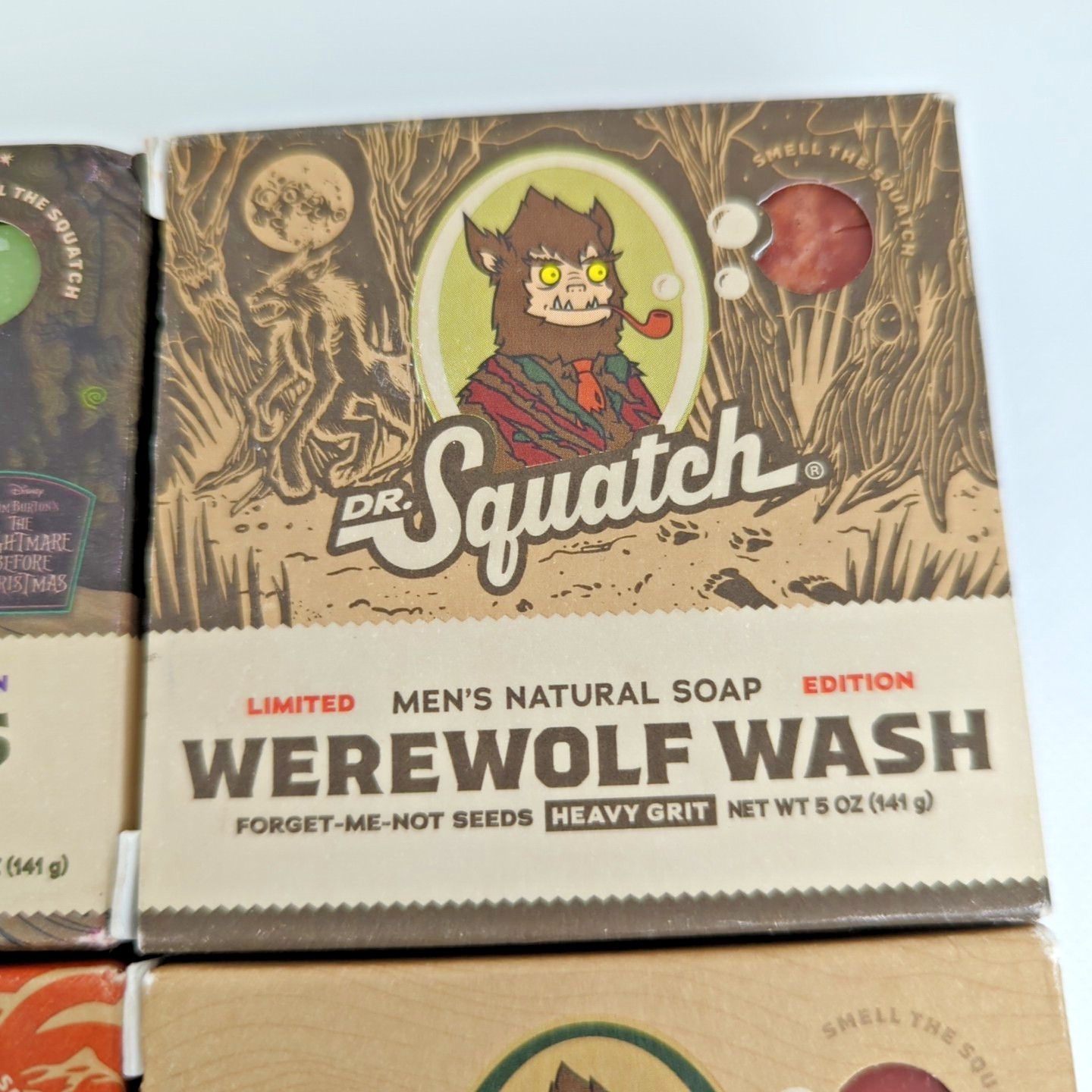 LOT OF 4 Dr. Squatch Bars Soap Werewolf Wash Sandalwood Summit Drunk’n Pumpkin
