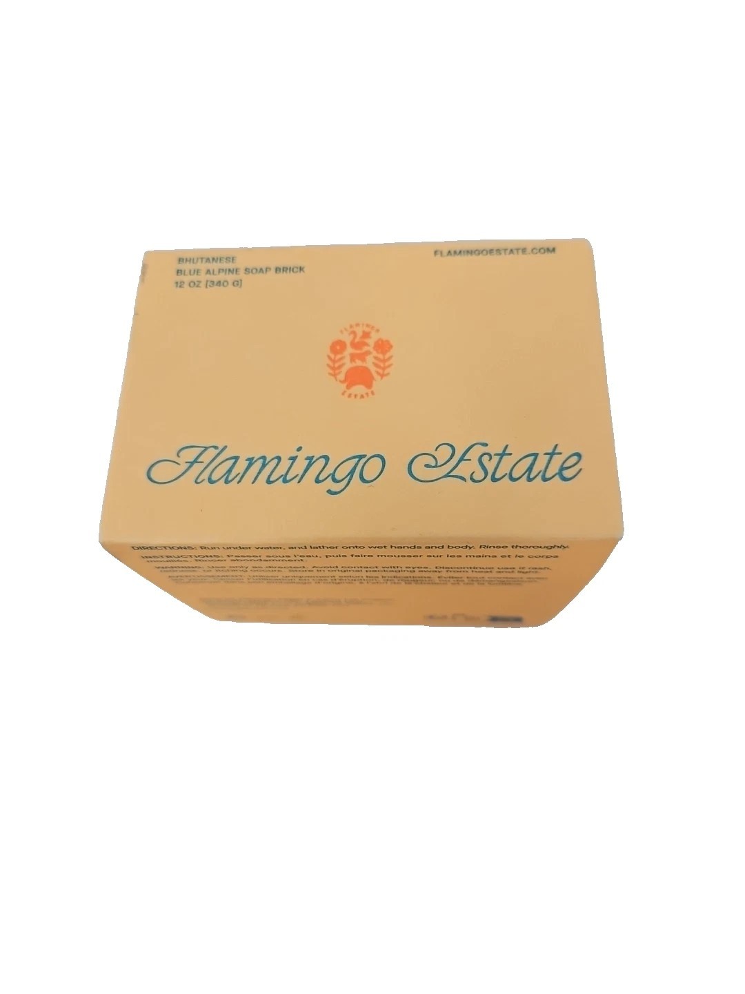 Flamingo Estate BLUE ALPINE Soap Brick Gakyid Bhutan Subscription Box 12oz NEW!