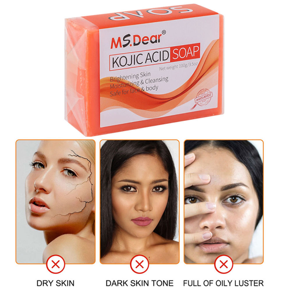 Kojic Acid Soap Dark Spot Remover Skin Lightening Face Whitening Body Bleaching
