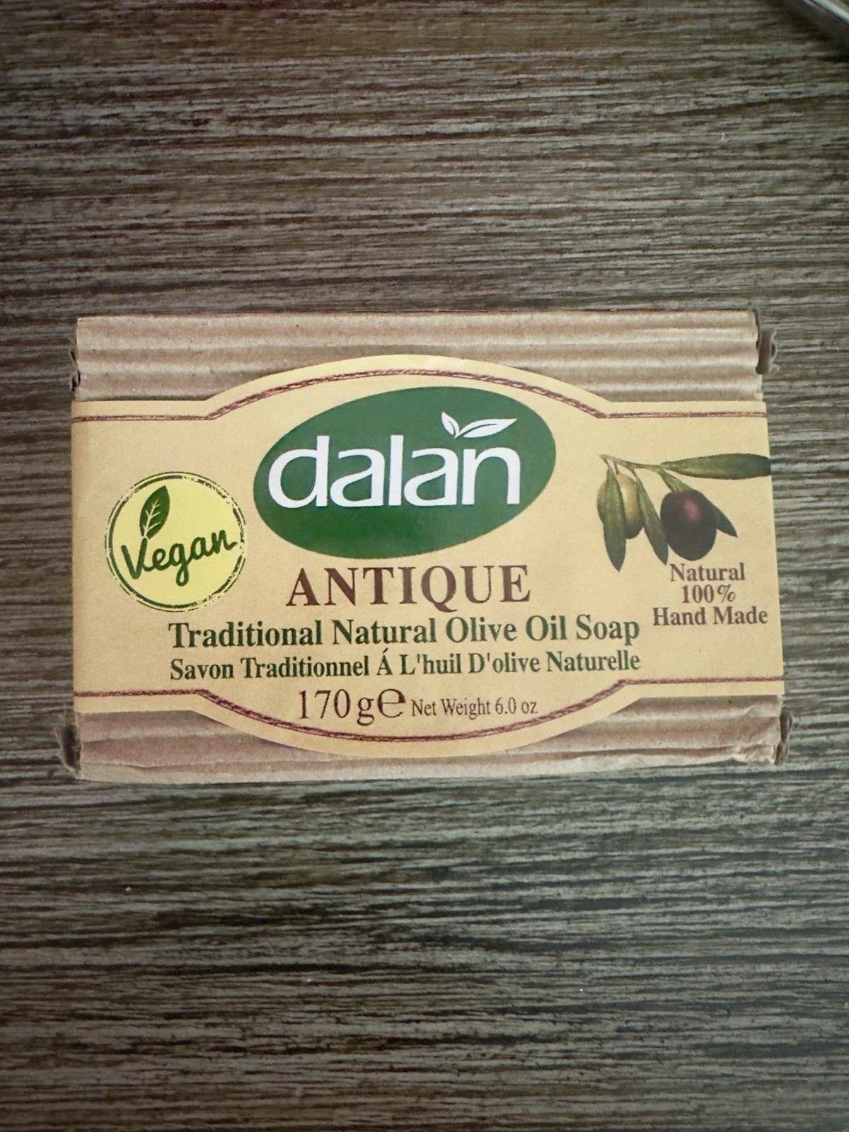 Dalan Antique Olive Oil Bar Soap 100% Natural 170 g/6 oz Vegan
