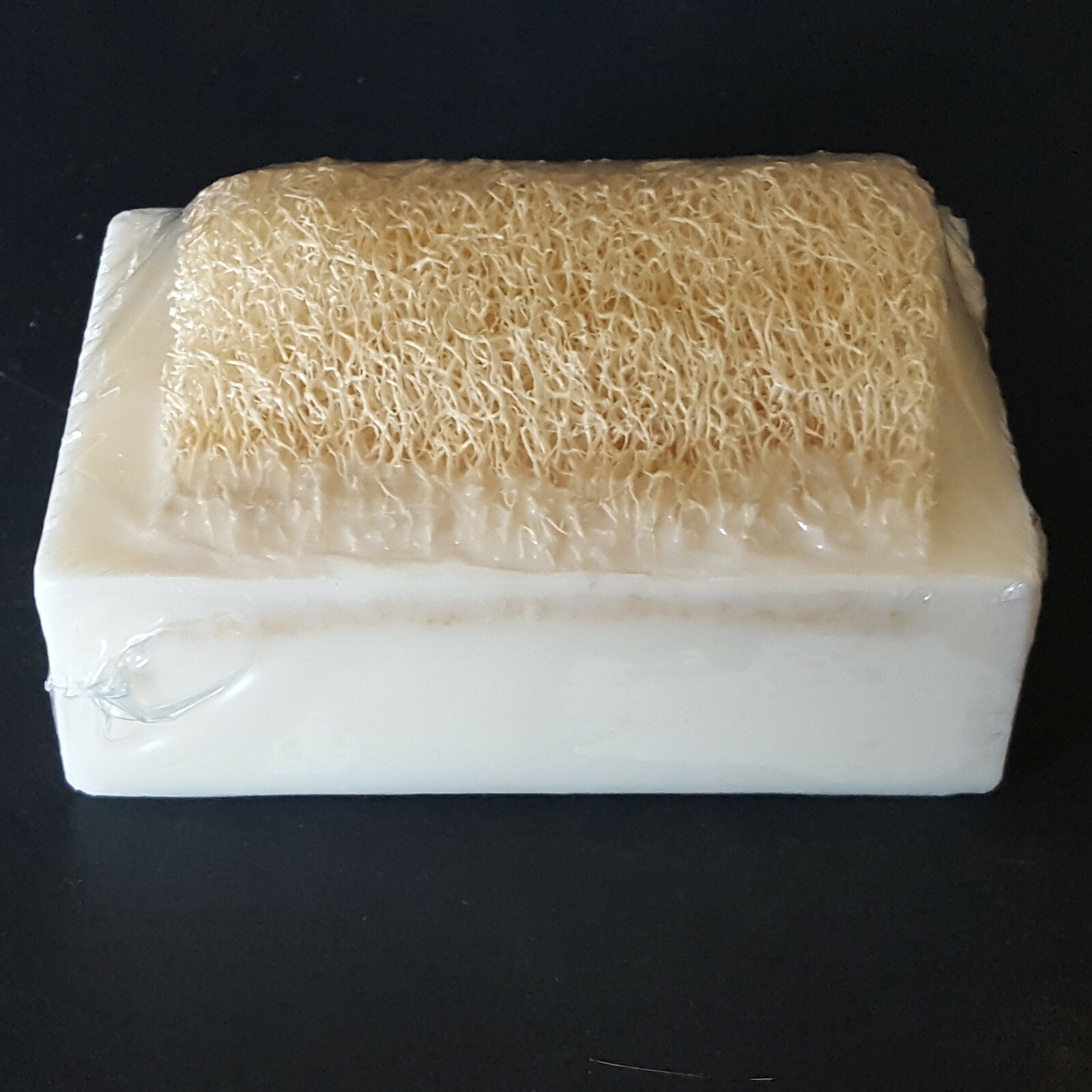 2 Bars Handmade Luffa Embedded Soap Lovespell Loofah Loofa Lufa Goats Milk Soft